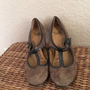 Coffee Brown Sofft Low Heels